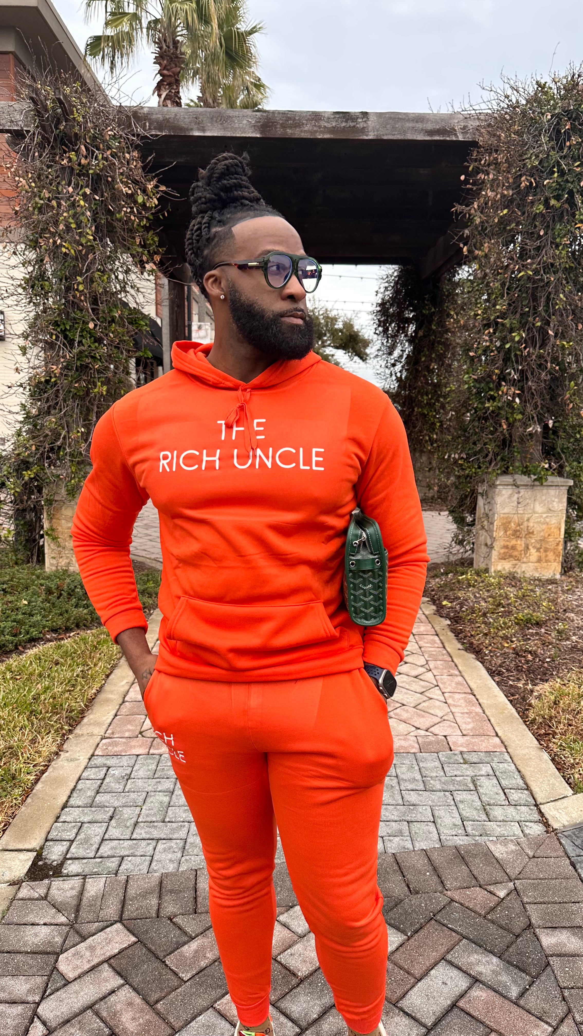 The Rich Uncle Sweatsuit- Orange